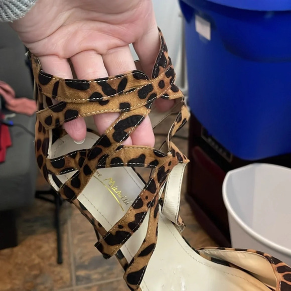 Anne‎ Michelle strappy Leopard Heel NWOT SIZE 10 - Picture 12 of 12